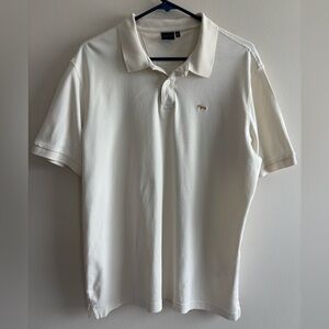 Arturo Calle Men's Premium Slim Fit Polo Shirt ivory Sz XL